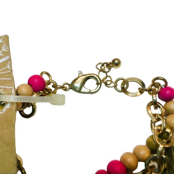 Gold Tone Charms Bracelet - Picture 4 of 5